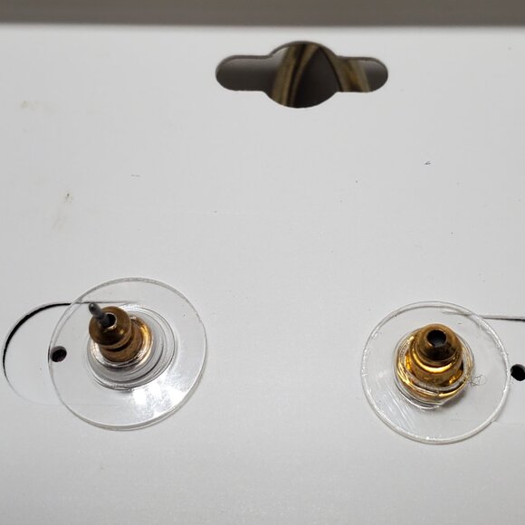 2 Pairs Nordstrom spring street Double Hoop Drop Earrings in gold and silver - Picture 8 of 8